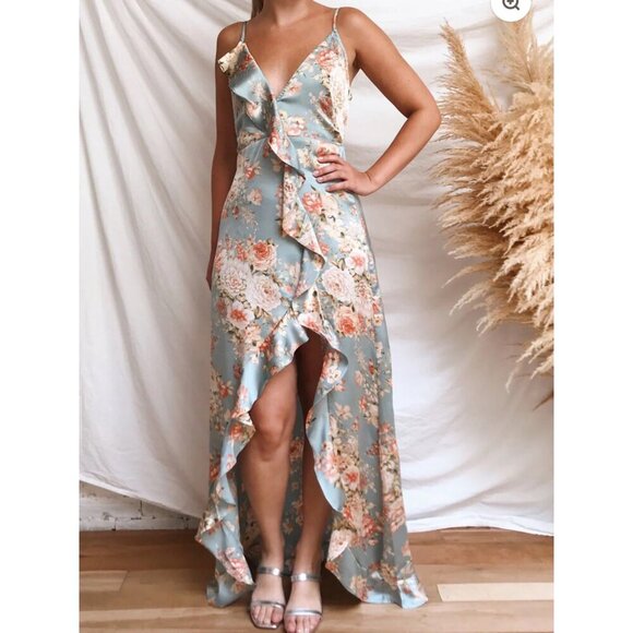 EVER AFTER Maxi Floral IGNATIA Sz. Medium - Fairycore Coquette Angelcore - Picture 1 of 9